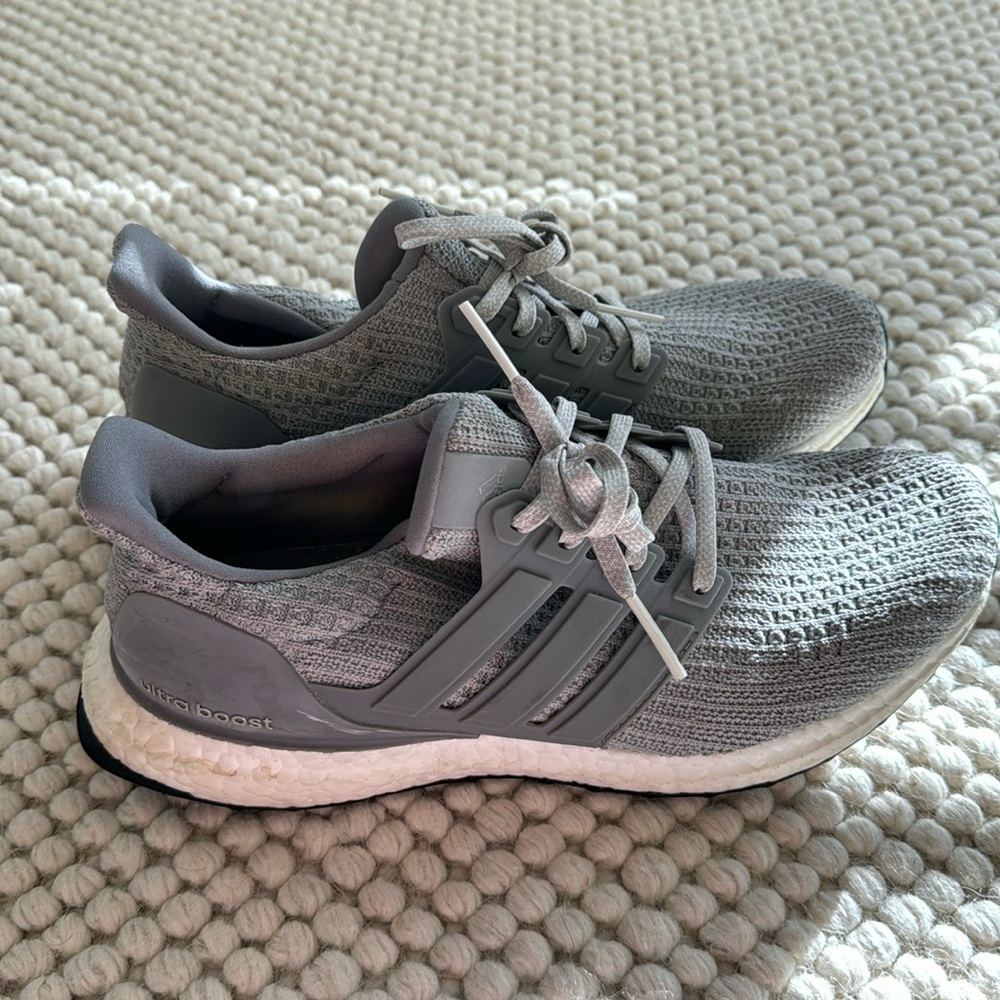 Adidas Ultra Boost Running Shoes Grey